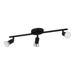  EGLO 32431 BUZZ-LED beltéri spot lámpa, fekete színben, GU10 foglalattal, max 3X2,8W teljesítmény, IP20 védelemmel ( EGLO 32431 )