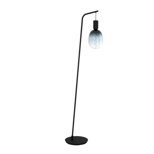 EGLO 43758 CRANLEY beltéri állólámpa, fekete színben, E27 foglalattal, max 1X40W teljesítmény, IP20 védelemmel, 2 év garanciával ( EGLO 43758 )
