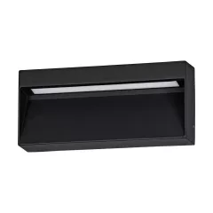   EGLO 900891 MARUGGIO kültéri fali lámpa, fekete színben, 520lm, 1X4,8W teljesítménnyel, IP65 védelemmel, 3000K,4000K,5000K,6500K, 5 év garanciával ( EGLO 900891 )
