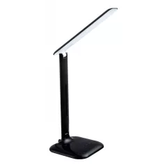   EGLO 93966 CAUPO, beltéri LED-es asztali lámpa, LED foglalattal, MAX 2,9W teljesítménnyel, 280lm, 3000 K, 5000 K, 6500 K, fekete / műanyag, acél lámpatest, IP20, színhőmérséklet szabályzás, LED nem cserélhető, dimmelős érintőkapcsolóval