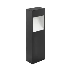   EGLO 98096 MANFRIA, kültéri, IP44-es talapzatos állólámpa, LED-es foglalattal, MAX 10W teljesítménnyel, 830 lm, 3000 K, antracit, fehér / alumínium lámpatest, kapcsoló nélküli,