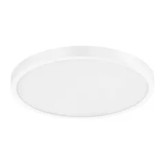   EGLO 98293 FUEVA-A, beltéri LED-es falon kívüli lámpa, LED foglalattal, MAX 20W, 2650lm, 2700 K-6500 K, fehér / alumínium lámpatest, IP20, fehér / műanyag búrával, színhőmérséklet szabályzás távírányítóval, LED nem cserélhető, kapcsoló nélkül