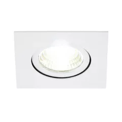  EGLO 98306 SALICETO, beltéri LED-es süllyesztett lámpa, LED foglalattal, MAX 6W teljesítménnyel, 450lm, 4000 K, fehér / alumínium lámpatest, IP20, LED nem cserélhető, kapcsoló nélkül