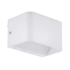   EGLO 98421 SANIA 4, beltéri LED-es fali lámpa, LED foglalattal, MAX 6W teljesítménnyel, 600lm, 3000 K, fehér / alumínium lámpatest, IP20, LED nem cserélhető, kapcsoló nélkül