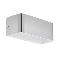   EGLO 98425 SANIA 4, beltéri LED-es fali lámpa, LED foglalattal, MAX 10W teljesítménnyel, 1100lm, 3000 K, matt nikkel / alumínium lámpatest, IP20, LED nem cserélhető, kapcsoló nélkül