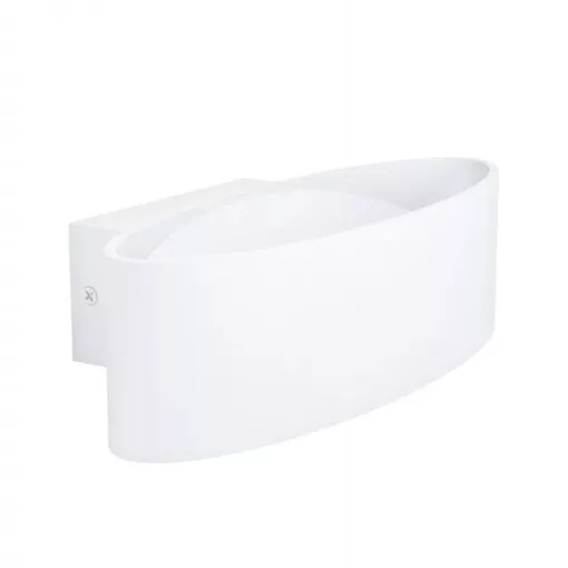 EGLO 98541 MACCACARI, beltéri LED-es fali lámpa, LED foglalattal, MAX 10W teljesítménnyel, 1100lm, 3000 K, fehér / alumínium, acél lámpatest, IP20, áttetsző / műanyag búrával, LED nem cserélhető, kapcsoló nélkül