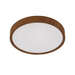   EGLO 98602 MUSURITA, beltéri LED-es mennyezeti lámpa, LED foglalattal, MAX 33,5W teljesítménnyel, 3900lm, 3000 K, fa hatású natúr / műanyag, acél lámpatest, IP20, fehér / műanyag búrával, LED nem cserélhető, kapcsoló nélkül