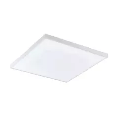   EGLO 98901 TURCONA, beltéri LED-es mennyezeti lámpa, LED foglalattal, MAX 11W teljesítménnyel, 1400lm, 4000 K, fehér / acél lámpatest, IP20, szatinált / műanyag búrával, LED nem cserélhető, kapcsoló nélkül