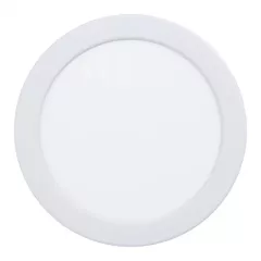   EGLO 99133 FUEVA 5, beltéri LED-es süllyesztett lámpa, LED foglalattal, MAX 10,5W teljesítménnyel, 1200lm, 3000 K, fehér / acél lámpatest, IP20, fehér / műanyag búrával, LED nem cserélhető, kapcsoló nélkül