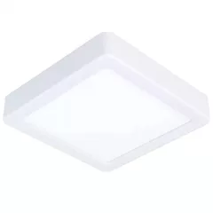   EGLO 99246 FUEVA 5, beltéri LED-es falon kívüli lámpa, LED foglalattal, MAX 10,5W teljesítménnyel, 1350lm, 4000 K, fehér / acél lámpatest, IP20, fehér / műanyag búrával, LED nem cserélhető, kapcsoló nélkül