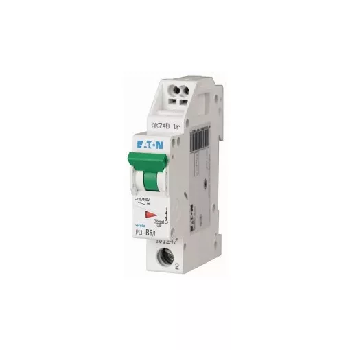 Eaton 101254 PLI-C6/1 Kismegszakító. 1P, 6A, C karakterisztika, 10kA