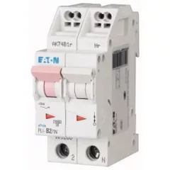   Eaton 101266 PLI-B2/1N Kismegszakító. 1P+N, 2A, B karakterisztika, 10kA