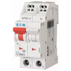   Eaton 101277 PLI-C10/1N Kismegszakító. 1P+N, 10A, C karakterisztika, 10kA