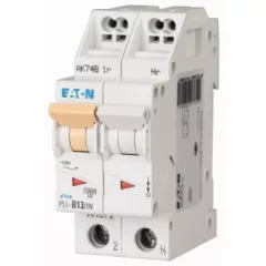   Eaton 101278 PLI-C13/1N Kismegszakító. 1P+N, 13A, C karakterisztika, 10kA