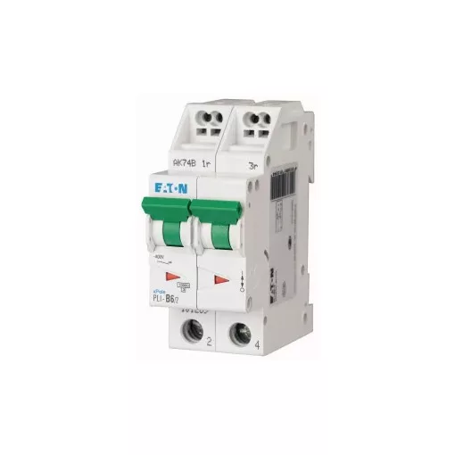 Eaton 101297 PLI-C8/2 Kismegszakító. 2P, 8A, C karakterisztika, 10kA