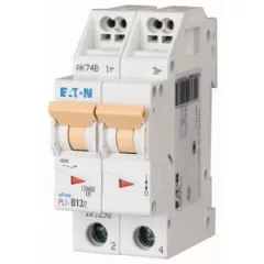   Eaton 101299 PLI-C13/2 Kismegszakító. 2P, 13A, C karakterisztika, 10kA