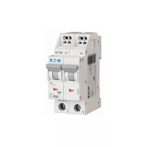 Eaton 101307 PLI-D16/2 Kismegszakító. 2P, 16A, D karakterisztika, 10kA