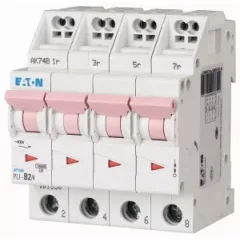   Eaton 101350 PLI-B2/4 Kismegszakító. 4P, 2A, B karakterisztika, 10kA