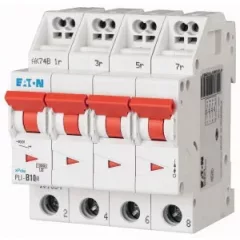   Eaton 101354 PLI-B10/4 Kismegszakító. 4P, 10A, B karakterisztika, 10kA
