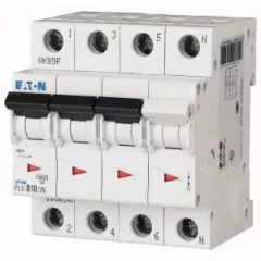 Eaton 106036 PL6-B10/3N Kismegszakító, 6kA 3 pólus+nulla
