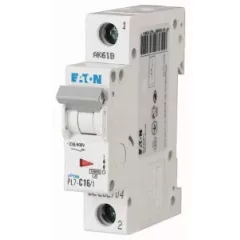   Eaton 165074 PL7-D3/1 Kismegszakító. 1P, 3A, D karakterisztika, 10kA