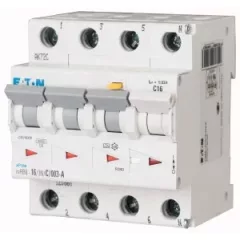   Eaton 167510 mRB4-32/3N/C/03-A Áramvédős kismegszakító (Kombi Fi-relé) 3+N, C karakterisztika, 32A, 300mA, 4,5 kA, A osztály