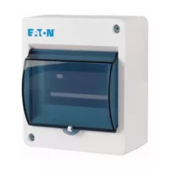   Eaton 177074 MINI-5-ST Kis tokozat IP30, 5 TE, átl.ajtóval, fehér, +N