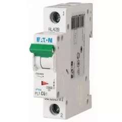   Eaton 262701 PL7-C6/1 Kismegszakító. 1P, 6A, C karakterisztika, 10kA