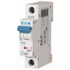   Eaton 262717 PL7-D20/1 Kismegszakító. 1P, 20A, D karakterisztika, 10kA