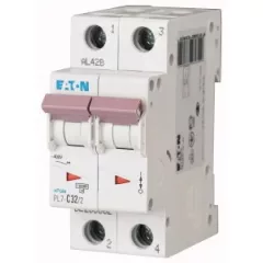   Eaton 262768 PL7-B32/2 Kismegszakító. 2P, 32A, B karakterisztika, 10kA
