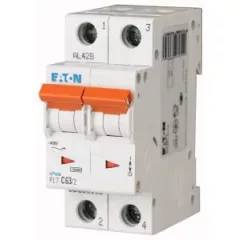   Eaton 263351 PL7-B63/2 Kismegszakító. 2P, 63A, B karakterisztika, 10kA