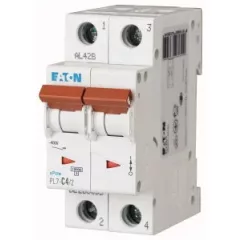   Eaton 263367 PL7-D4/2 Kismegszakító. 2P, 4A, D karakterisztika, 10kA
