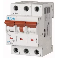   Eaton 263405 PL7-C4/3 Kismegszakító. 3P, 4A, C karakterisztika, 10kA