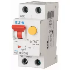   Eaton 263517 PFL7-10/1N/C/003-A Áramvédős kismegszakító (Kombi Fi-relé) 1+N, C karakterisztika, 10A, 30mA, 10 kA, A osztály