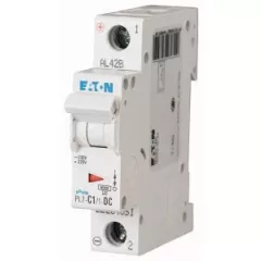   Eaton 264851 PL7-C1/1-DC Kismegszakító. 1P, 1A, C karakterisztika, 10kA