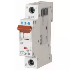   Eaton 264885 PL7-C4/1-DC Kismegszakító. 1P, 4A, C karakterisztika, 10kA