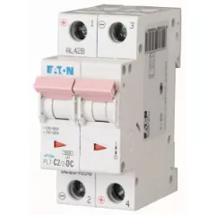   Eaton 264896 PL7-C2/2-DC Kismegszakító. 2P, 2A, C karakterisztika, 10kA