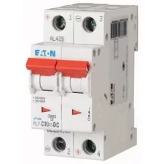   Eaton 264900 PL7-C10/2-DC Kismegszakító. 2P, 10A, C karakterisztika, 10kA
