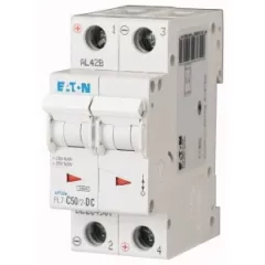   Eaton 264907 PL7-C50/2-DC Kismegszakító. 2P, 50A, C karakterisztika, 10kA