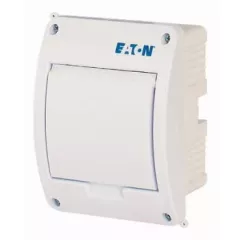   Eaton 281696 BC-U-1/5-TW-ECO, műanyag kiselosztó 5 modul, 1 sor, teli ajtóval IP40 süllyesztett