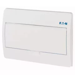   Eaton 281698 BC-U-1/12-TW-ECO, műanyag kiselosztó 12 modul, 1 sor, teli ajtóval IP40 süllyesztett