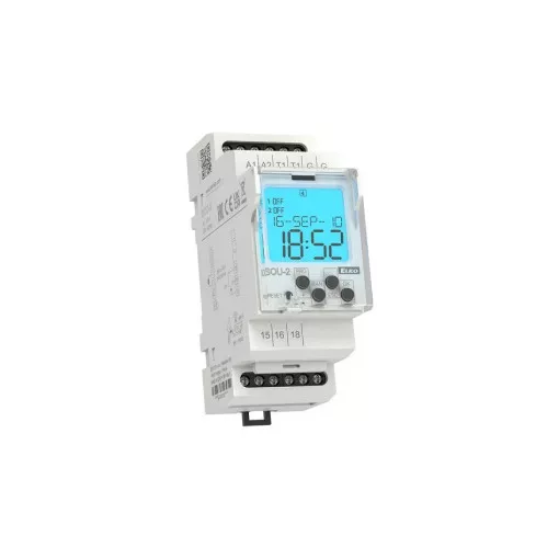 Elko EP SOU-2/230V Alkonykapcsoló digitális kapcsolóórával, ÉRZÉKELŐ NÉLKÜL ( 8235 )