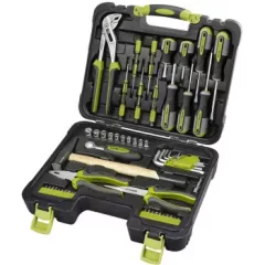   EXTOL CRAFT 6599 szerszámkészlet, 57db, 1/4" CV.; 10 dugófej(4-13mm), racsnis kar+fogók,csavarhúzók,órás csavarhúzók, imbuszkulcs,BIT-ek ( 6599 )