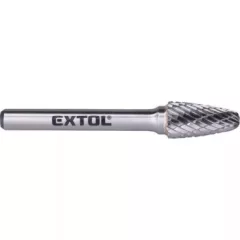   EXTOL INDUSTRIAL 8703754 keményfém turbómaró (rotormaró), íves, kerek orrú, átmérő 10×20mm/szár 6mm, keresztfogazás ( 8703754 )