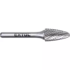   EXTOL INDUSTRIAL 8703755 keményfém turbómaró (rotormaró), íves, kerek orrú, átmérő 12×25mm/szár 6mm, keresztfogazás ( 8703755 )