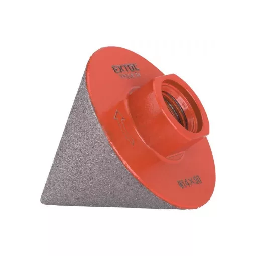 EXTOL PREMIUM 8801852 lyukmaró, kúpos (lyuktágító/lyukfúró/furat csiszoló) csempére, gyémánt bevonat; 50mm × M14, sarokcsiszolóra ( 8801852 )