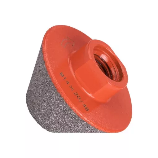 EXTOL PREMIUM 8801853 lyukmaró, csonkakúp (lyuktágító/lyukfúró/furat csiszoló) csempére, gyémánt bevonat; 48mm × M14, sarokcsiszolóra ( 8801853 )