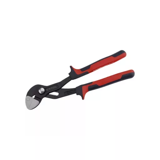 EXTOL PREMIUM 8813169 vízpumpafogó, 250mm, egyenes pofák, CrV50, max nyitás 36 mm, TPR nyél, akasztós papír szerszámtartó ( 8813169 )