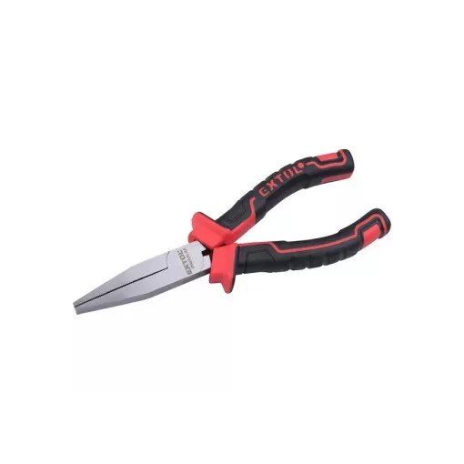 EXTOL PREMIUM 8813188 lapos fogó; 160mm, duál  vörös/fekete, TPR nyél, akasztós szerszámtartó ( 8813188 )