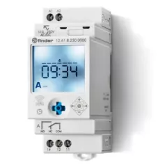   Finder 12.61.8.230.0000 digitális napi és heti programozású elektronikus kapcsolóóra, 1 váltóérintkező 16A, 230V ( 12.61.8.230.0000 )